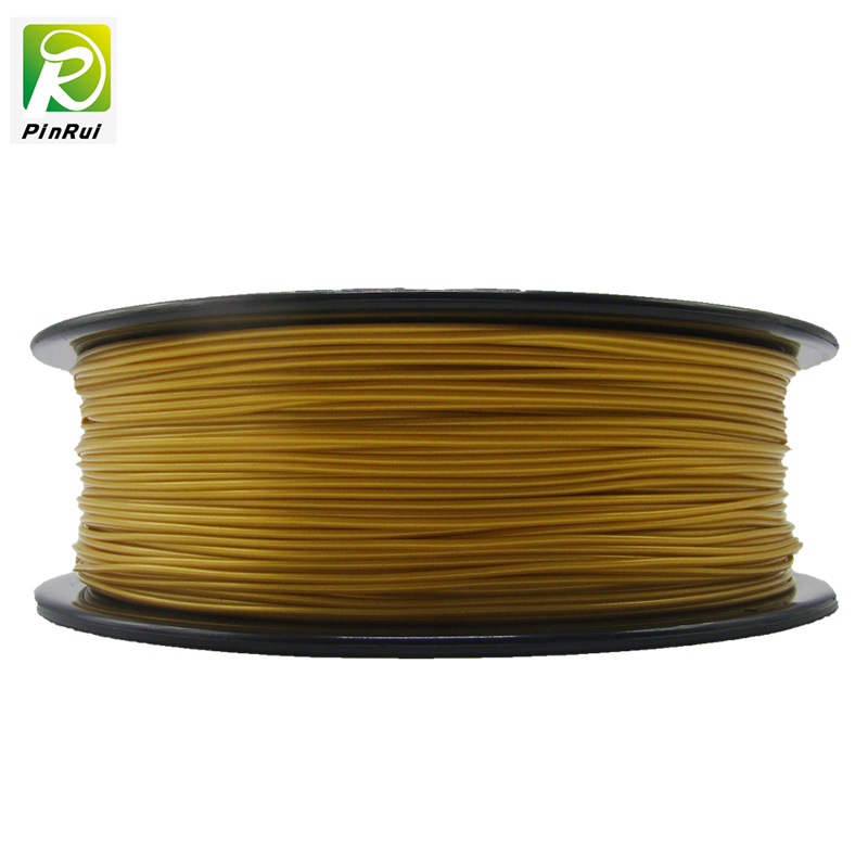 Pinrui Ard-chaighdeán 1kg 3D PLA PREAM PREARÁIN BUANAIGH dath óir buí