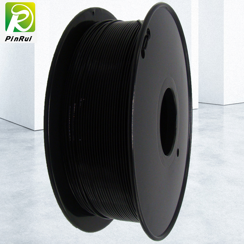 Pinrui 3D Printéir 1.75MMMPETG Filiméid Dath Dubh le haghaidh Printéir 3D