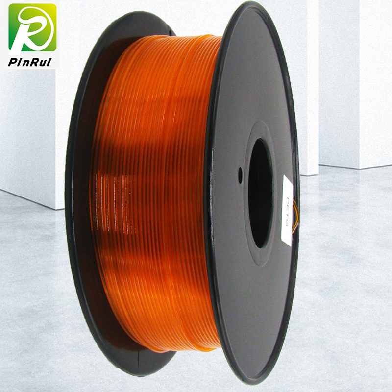 Pinrui 3D printéir 1.75mmpetg filiméid dath oráiste do chlódóir 3D